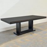 Millennium Solid Wood Modern Dining Table | Custom Extendable Dining Table 02-00