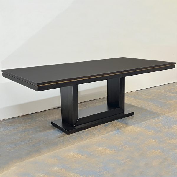 Millennium Solid Wood Modern Dining Table | Custom Extendable Dining Table 02-00