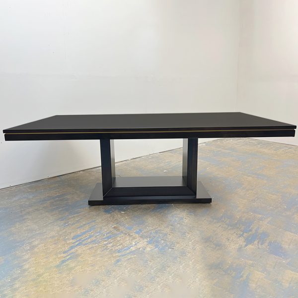 Millennium Solid Wood Modern Dining Table | Custom Extendable Dining Table 02-02