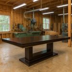 Millennium Solid Wood Modern Dining Table | Custom Extendable Dining Table 02-03