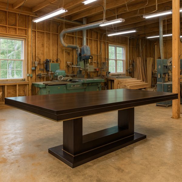 Millennium Solid Wood Modern Dining Table | Custom Extendable Dining Table 02-03