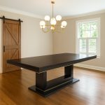 Millennium Solid Wood Modern Dining Table | Custom Extendable Dining Table 03-01
