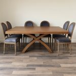 Fifth Avenue Solid Wood Dining Table | Custom Handmade Extendable Dining Table 02-00