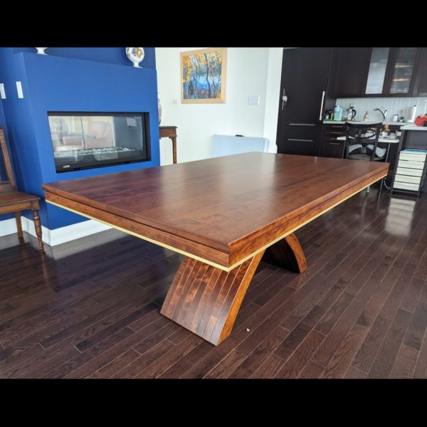 Fifth Avenue Solid Wood Dining Table | Custom Handmade Extendable Dining Table03-07