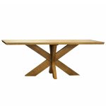 Leka Modern Solid Wood Dining Table – Extendable table 00-02