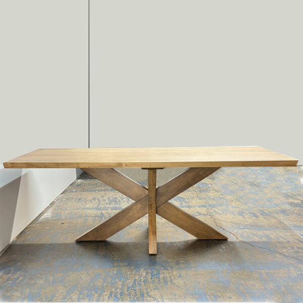 Leka Solid Wood Modern Table | Handcrafted Dining Table 03-05