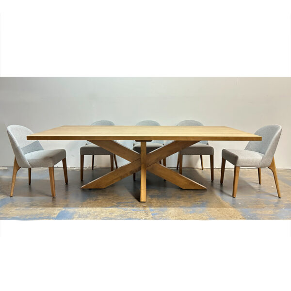 Leka Solid Wood Modern Table | Handcrafted Dining Table 04-02