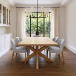 Leka Modern Solid Wood Dining Table – Extendable table 06-01