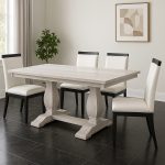 Madrid Solid Wood Dining Table | Canadian-made Custom Table03-02