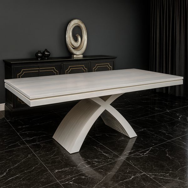 Fifth Avenue Solid Wood Dining Table | Extendable &Amp; Handcrafted 02-01