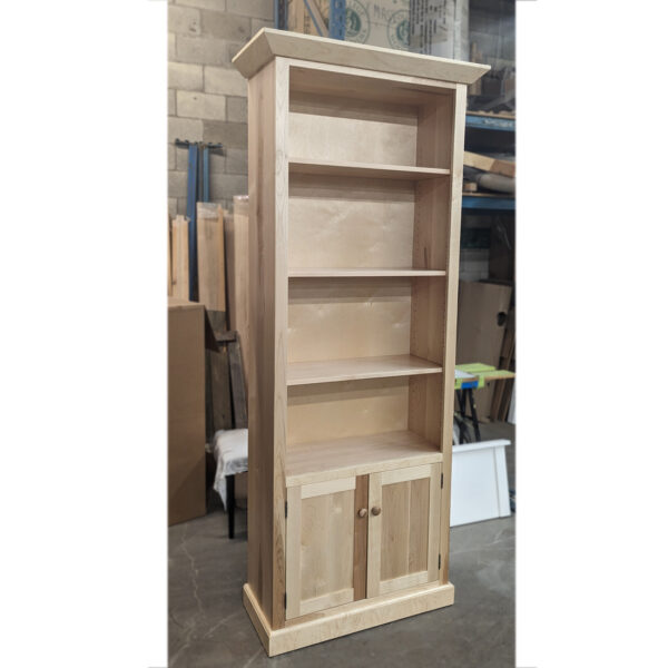 Harvest Solid Wood Bookcase | Handcrafted Custom Bookcase 03-01