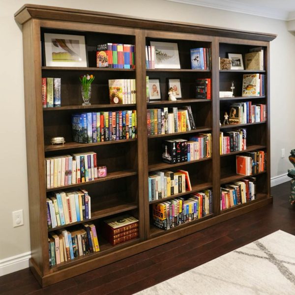 Harvest Solid Wood Bookcase | Handcrafted Custom Bookcase 8-02