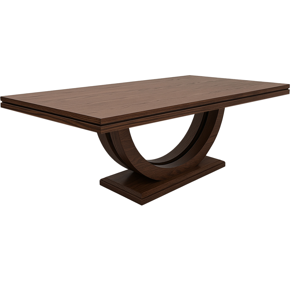 Metro Solid Wood Dining Table | Custom Modern Dining Table 0-01