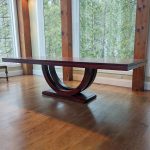 Metro Solid Wood Dining Table | Custom Modern Dining Table 02-01