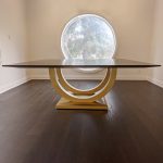 Metro Solid Wood Dining Table | Custom Modern Dining Table 05-01