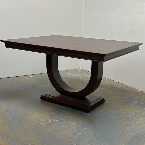 Metro Solid Wood Dining Table | Custom Modern Dining Table 06-01