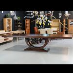 Metro Solid Wood Dining Table | Custom Modern Dining Table 05-01