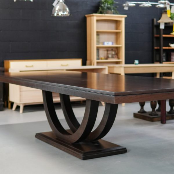 Metro Solid Wood Dining Table | Custom Modern Dining Table 05-02