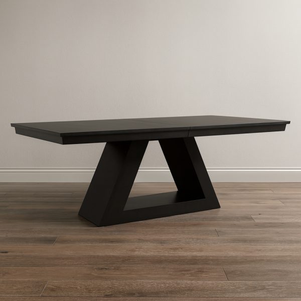 Verona Solid Wood Dining Table | Custom Modern Extendable Dining Table  00-01