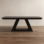 Verona Solid Wood Dining Table | Custom Modern Extendable Dining Table  00-04