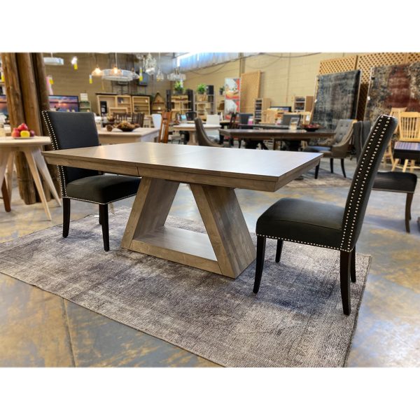 Verona Solid Wood Dining Table | Custom Modern Extendable Dining Table 00-05