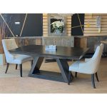 Verona Solid Wood Dining Table | Custom Modern Extendable Dining Table 02-00