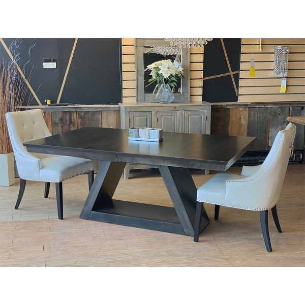 Verona Solid Wood Dining Table | Custom Modern Extendable Dining Table 02-00