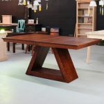 Verona Solid Wood Dining Table | Custom Modern Extendable Dining Table 02-01