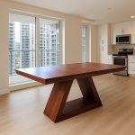 Verona Solid Wood Dining Table | Custom Modern Extendable Dining Table 02-03