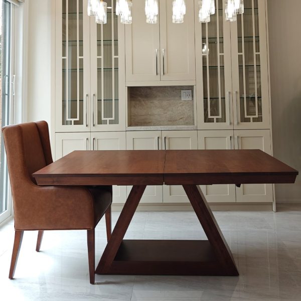 Shard Solid Wood Dining Table | Custom Modern Extendable Dining Table 02-04