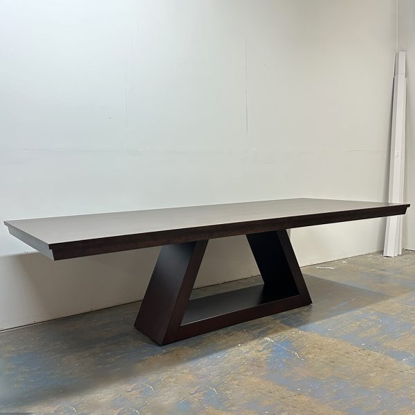 Verona Solid Wood Dining Table | Custom Modern Extendable Dining Table 03-01