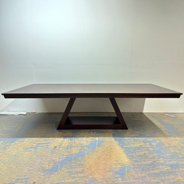 Verona Solid Wood Dining Table | Custom Modern Extendable Dining Table 03-02