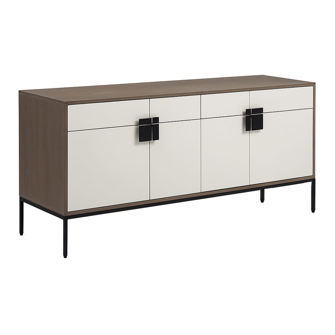 Skien Solid Wood Sideboard | Handcrafted Modern Buffet 00-01