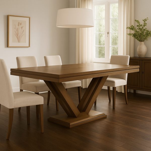 Verona Solid Wood Modern Dining Table 00-04