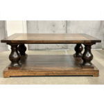 Balustrade Solid Wood Coffee Table 02-03