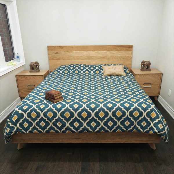 Hugo Solid Wood Bed | Japanese Style Bed 02-01