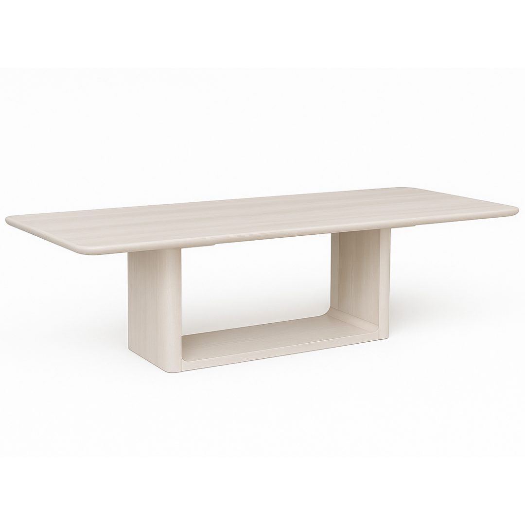 Oslo Solid Wood Modern Dining Table | Handcrafted Custom Dining Table 00-01