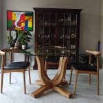 Grand Louvre Solid Wood Dining Table | Handcrafted Extendable Dining Table 07-01