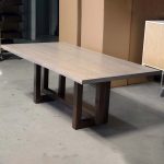 Minto Solid Wood Dining Table | Handcrafted Modern Table 01-02