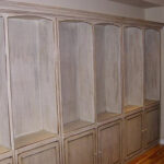 Fancy Solid Wood Wall Unit Bookcase | Custom Canadian Wall Unit 01-01