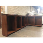 Fancy Solid Wood Wall Unit Bookcase | Custom Wall Unit 02-01