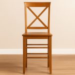 X Back solid wood Stool 01-02