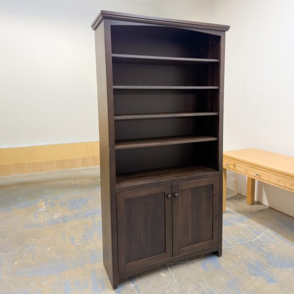 Fancy Solid Wood Bookcase | Handcrafted Custom Bookcase 06-01