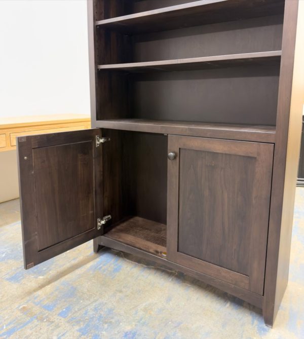 Fancy Solid Wood Bookcase | Handcrafted Custom Bookcase 06-03