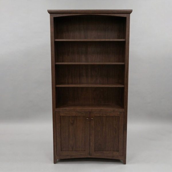 Fancy Solid Wood Bookcase | Handcrafted Custom Bookcase 07-00