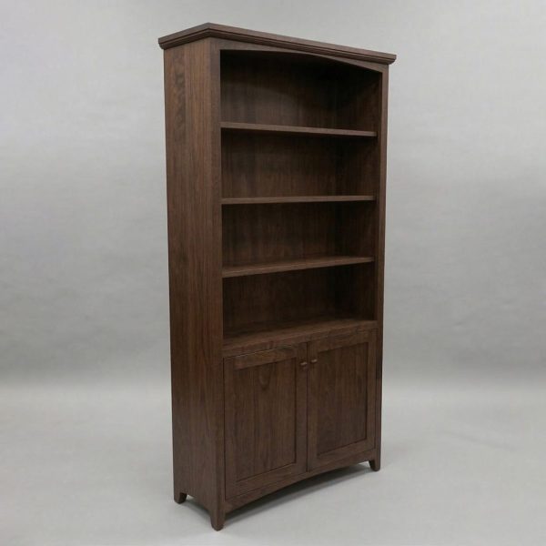 Fancy Solid Wood Bookcase | Handcrafted Custom Bookcase 07-01
