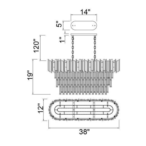 Deco Modern Island Light | Dining Table Light 00-06