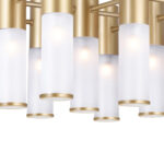 Golden Pipe 21 Lights Chandelier - Image 4