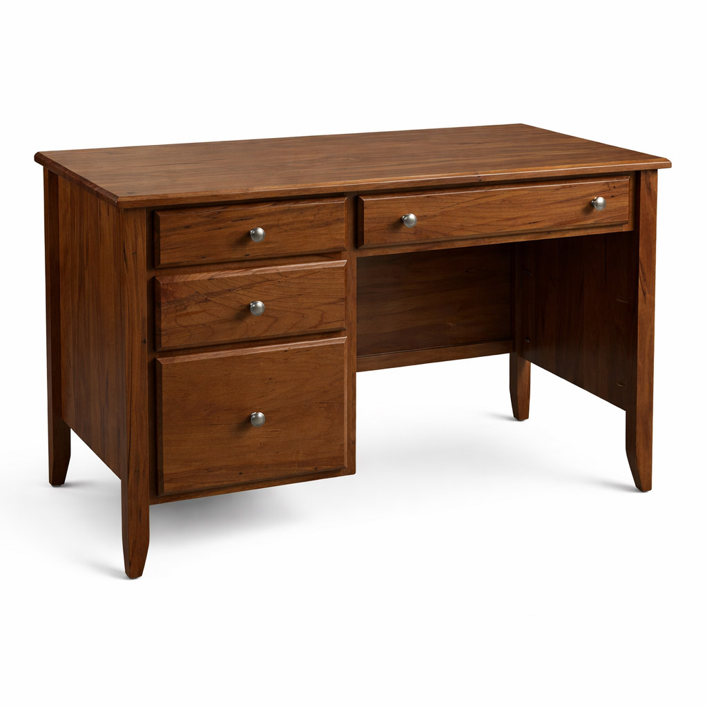 Thornbury Solid Wood Desk | Custom Classic Office and Student Desk 00-01