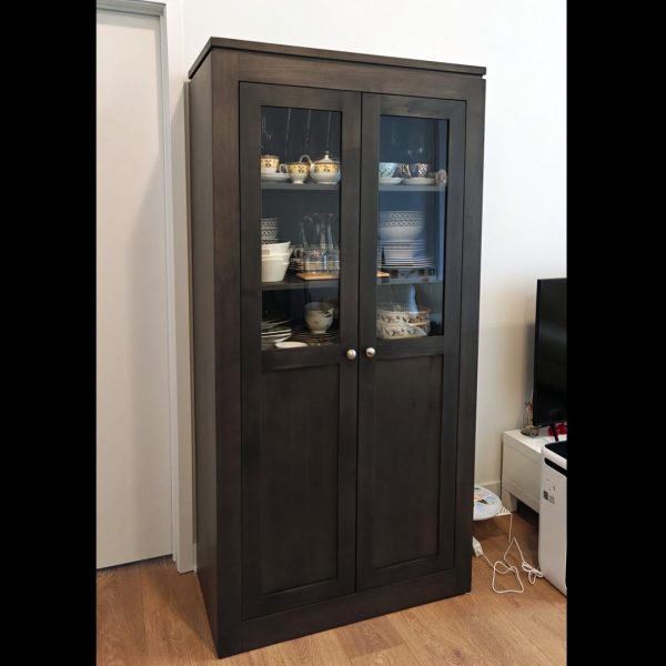  Newport Solid Wood Display Cabinet | Custom Display Cabinet 01-01
